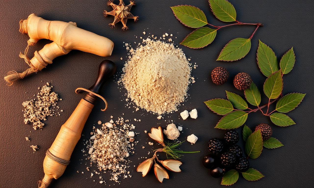 Natural herbal ingredients used in GiantMax gummies